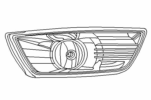 0 305 081 004, Противотуманная фара