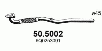 50.5002, Труба выхлопного газа