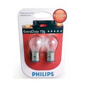 12499EDBW, Лампа P21/5W ExtraDuty 12V 21/5W BAY15d Blister (2шт)