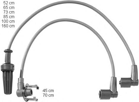 ZEF1165, Комплект высоковольтных проводов                                      
