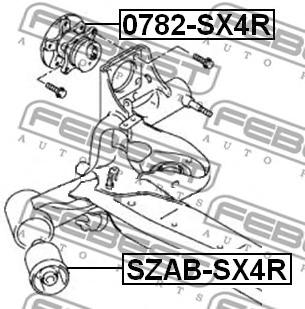 0782-SX4R, Ступица колеса