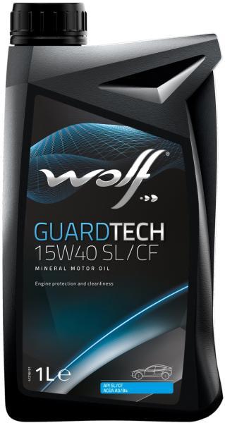 15W40 GUARDTECH 1L, Масло моторное WOLF,
