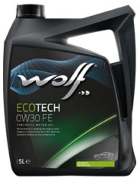 0W30 ECOTECH FE 5L, Масло моторное WOLF