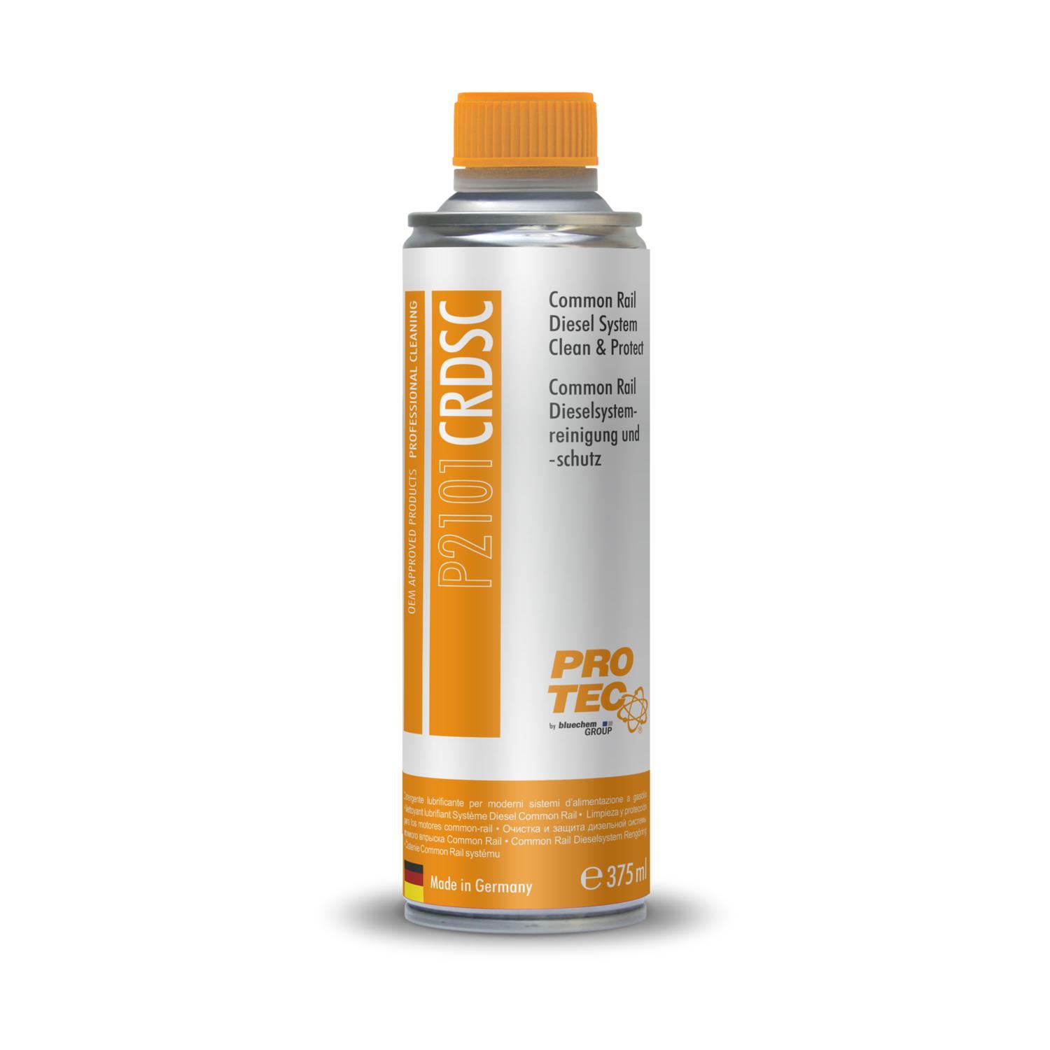 P2101, Очистка и защита дизельной системы прямого впрыска 375 ml,
Свойства: 
Высокотехнологичное средство нового поколения, специально разработанное для дизельных двигателей с системой впрыска топлива «Common Rail». Надежно удаляет мельчайшеи загрязнения от топливного бака до камеры сгорания. Удаляет нагары, смолистые и коксовые отложения в системе впрыска топлива.
Гарантирует смазывание всех элементов топливной системы и защищает их. Препятствует появлению продуктов окисления топлива и росту микроорганизмов. Обеспечивает оптимальное распыление топлива и увеличивает КПД двигателя. Разрушает водяные пузырьки в дизельном топливе и обеспечивает соответствие параметров выхлопа экологическим нормам.
Область применения: 
Рекомендуется для всех дизельных двигателей, в том числе для двигателей с системой впрыска топлива «Common rail» и турбонаддувом.
Способ применения: 
Добавить в топливный бак.
Расход: 
375 мл. достаточно для 80 литров дизельного топлива. Для грузовых автомобилей средтво добавить в соотношении 1:200.
Время действия: 
Действует во время эксплуатации автомобиля.
Объем: 375мл.
Одна из главных причин ухудшения эксплуатационных характеристик современных дизельных двигателей "Common Rail" является засорение распылительных форсунок из-за использования некачественного дизельного топлива. 
Вследствие чего возникают проблемы с пуском, провалы при разгоне, ухудшение динамики и повышенный расход топлива. Использование промывки и защиты дизельной топливной системы решает эти проблемы. 
 Промывка и защита дизельной топливной системы Common-Rail Diesel System Clean эффективно растворяет на молекулярном уровне мельчайшие загрязнения и смолистые отложения по всей топливной магистрали. Покрывает все трубопроводы защитным антибактериальным слоем и смазывает трущиеся детали ТНВД.
Ощутимо улучшает динамические характеристики автомобиля и мощность двигателя. Приводит в норму обороты холостого хода и нормализует расход топлива.