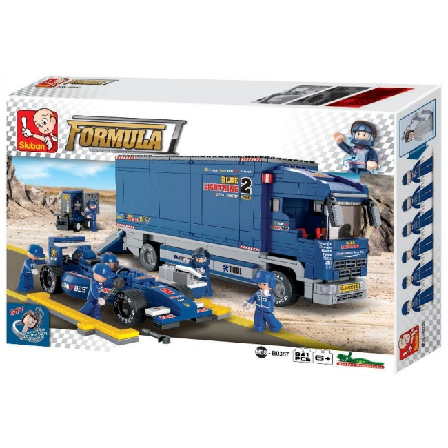 B0357, Конструктор F1 "BLUE LIGHTNING" Racing Truck