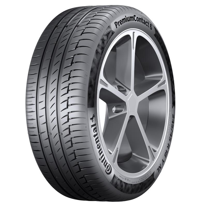 245/45 R17 95Y, Шины летние Continental Premium Contact 6,
"Шина премиум-класса с асимметричным рисунком протектора для легковых автомобилей, кроссоверов и скоростных внедорожников.
Поддерживающие друг друга длинные плечевые блоки обеспечивают надёжность контакта шин с дорожным полотном, благодаря чему они спокойно выдерживают сильные боковые нагрузки, возникающие при прохождении поворотов."