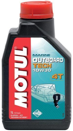 10W30 4T OUTB TECH 1L, Масло для водной техники (106453) Motul,
