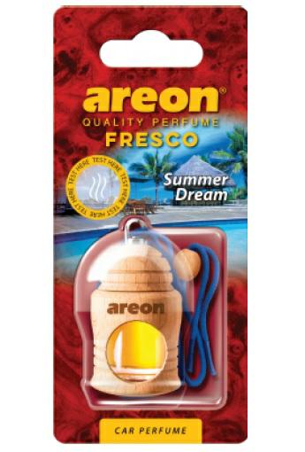 AREON FrescoSummerDrea, Ароматизатор Areon Fresco (Summer Dream),
"Бренд «Ареон» - самые бюджетные и простые в использовании автомобильные ароматизаторы Areon Classic. Небольшая картонная фигурка с капиллярным слоем, пропитанным ароматическим маслом, легко закрепляется на зеркале заднего вида и наполняет автомобиль приятным запахом.
Ароматизаторы «Ареон» выпускает болгарская компания «Балев». Болгария издавна славится производством ароматических веществ на растительной основе. Поэтому ароматизаторы «Балева» ценятся потребителями стран Центральной и Восточной Европы за натуральный состав и стойкий, но ненавязчивый запах. «Ареон» экспортируется более, чем в 80 стран мира, в том числе, в Молдову"