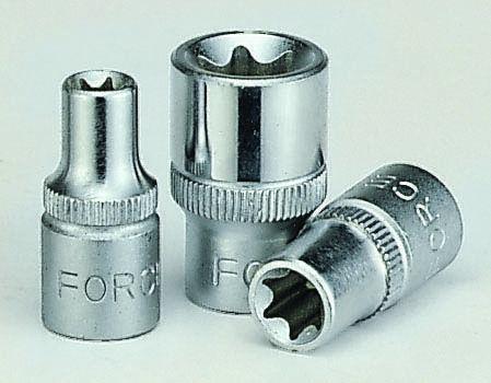 52604, 1/4" Головка торцевая Torx Е4, L=25 мм