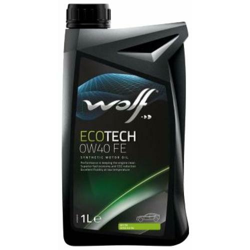 0W40 ECOTECH FE 1L, Масло моторное WOLF,
