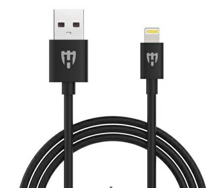 HMT-CULBBK, Сablu HMT-CULBBK,
Зарядный кабель для Iphone, Ipad HELMET Basic Lightning Cable 1m Black HMT-CULBBK