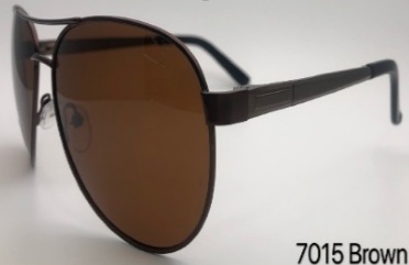 PB7015-2, Солнцезащитные очки в металлической оправе POLARIZED
