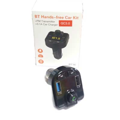 62359, Модулятор FM MP3 TRANSMITTER BT36 W/BLUETOOTH