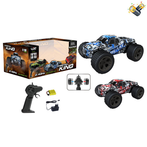 UJ99-2811B, Машина 1:18 на пульте управления CHEETAH KING BEAST