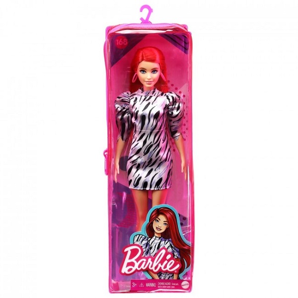 GRB56, Кукла Модница с ярко-рыжими волосами,
Кукла Barbie Модница с ярко-рыжими волосами
Размер товара	12 х 30 х 5 см
Возрастная Группа	3-6 лет
Размер коробки	33 x 10 x 5 см
