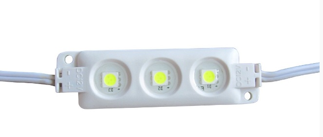 10404005, Светодиодный модуль 3 LED 12V (зелёный)   (ЦЕНА ЗА 1 МОДУЛЬ!)