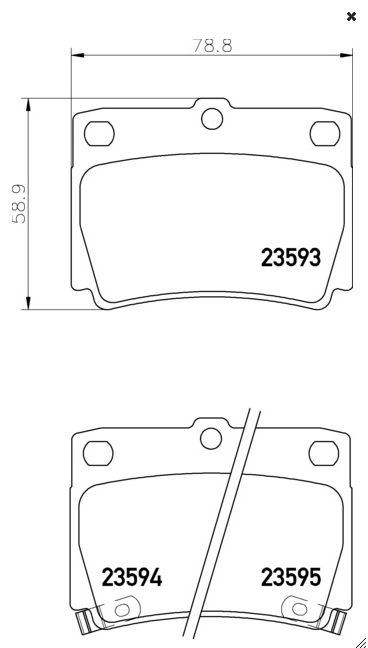 NP3008, Комплект тормозных колодок, дисковый тормоз MITSUBISHI (Rear)