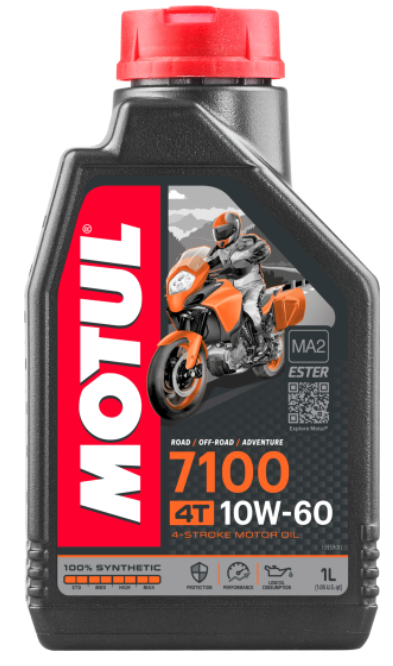 10W60 4T 7100 1L, Масло для мототехники (104100) Motul