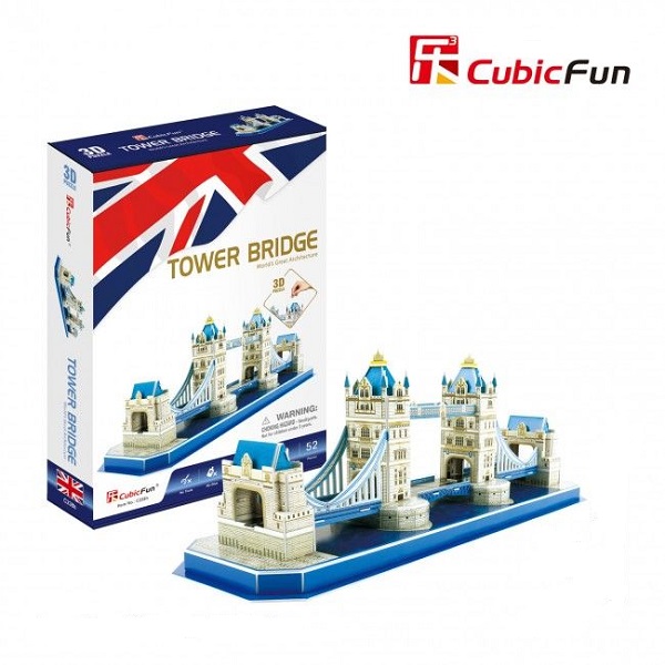 3C238h, Пазлы 3D Tower Bridge,
Пазлы 3D Tower Bridge
Количество элементов	52
Размер товара	48 х 14.5 х 17.5 см
Размер коробки	17 x 24 x 5 см
Возрастная Группа	6-12 лет