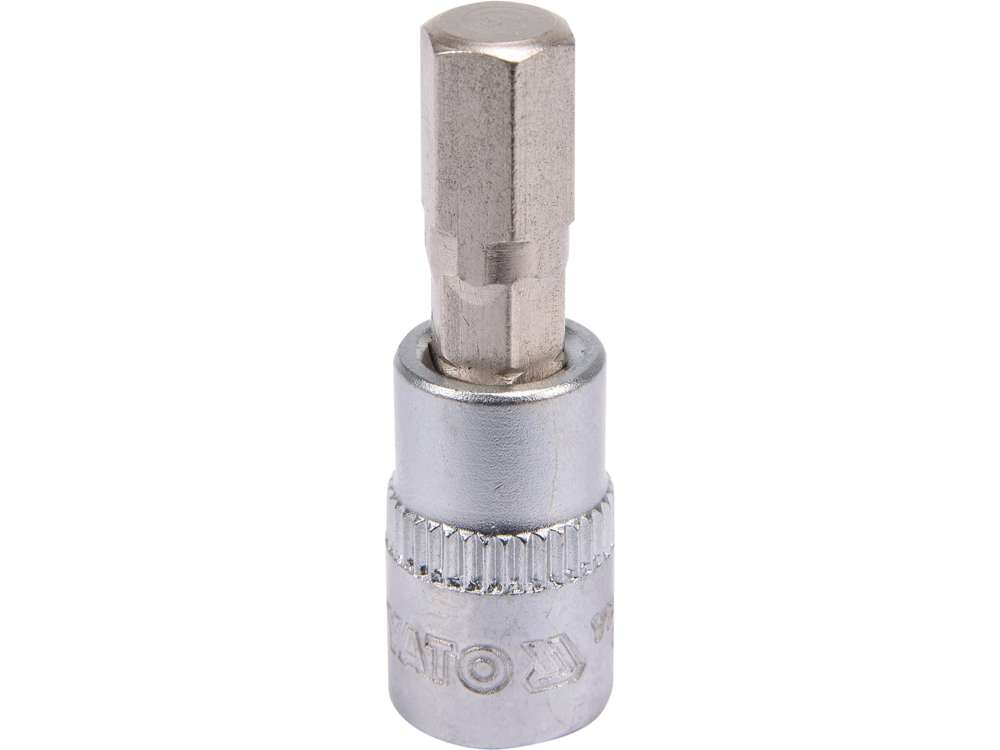YT-04374, 1/4" Головка-бита шестигранная (HEX) M7, L=37 мм