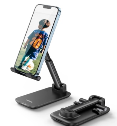 20435, Автомобильный держатель,
Автомобильный держатель Foldable Multi-Angle Phone Desktop Stand With Height Adjustable, Black