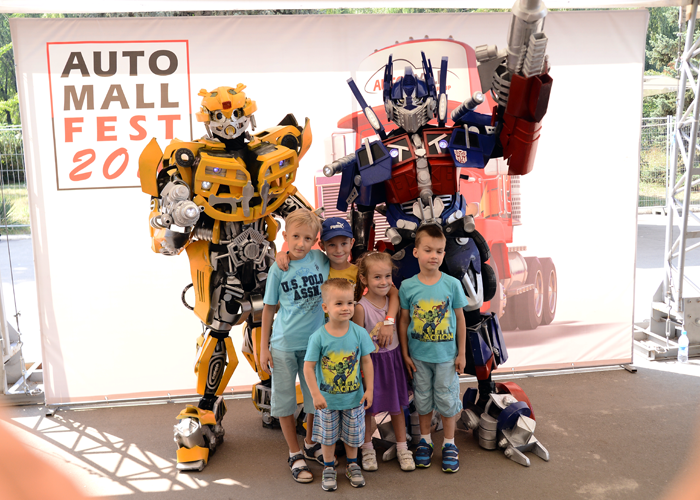 Развлечения от Transformers Show на мероприятии AUTOMALL Fest 2016