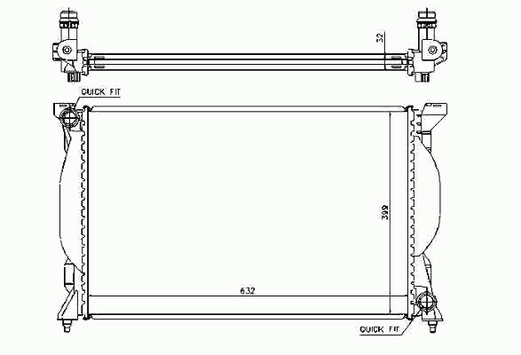 53720, Radiator, racire motor,
