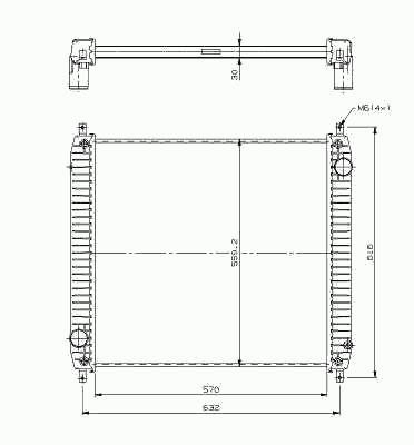 509779, Radiator, racire motor,

