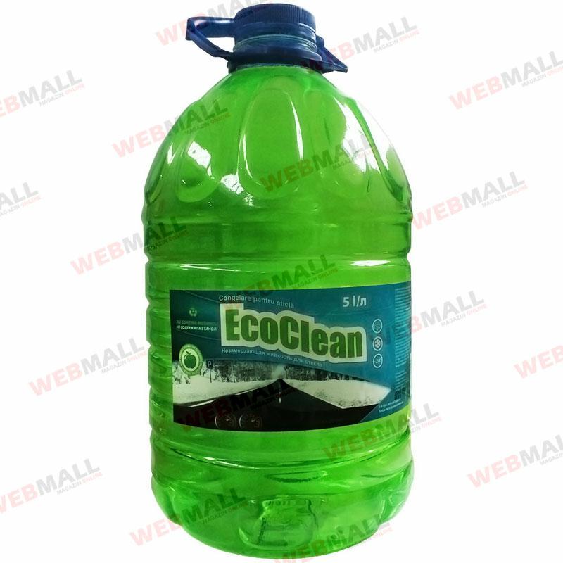 EcoClean -20 5L Яблоко, Lichid p/u parbriz Green Apple,
Зимняя жидкость в бачок омывателя  -20С .Не содержит Метанол. 
Специальная разработанная формула имеет высочайшее премиум качество, которое отвечает новому Европейскому законодательству по безопасному воздействию на окружающую среду и на организм человека.

 -Высококачественная жидкость для омывателей, предназначенная  
 для мытья стекол и автомобильных фар. 
-Защищает стекла и щетки от абразивного изнашивания и облегчают движение щеток стеклоочистителя.  
 -Эффективно удаляет дорожный налет, соляные и масляные  
 загрязнения  
 - Не повреждает хром, лак и резиновые элементы. Содержат современные моющие ингредиенты, которые эффективно удаляют загрязнения. Не оставляют разводов.

Не содержит Метанол. 
Аромат: Зеленое яблоко
