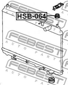 HSB-064, Suport radiator,

