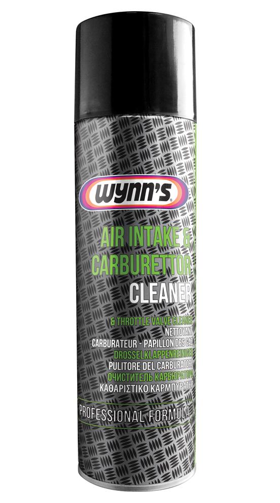 W54179, Spray curatare galerie admisie si evacuare si carburator 500ML,
Wynn's Air Intake & Carburettor очиститель, предназначенный для устранения загрязнений и отложений в воздушных каналах, жиклерах и регулировочных винтов карбюратора, а так же на всех видимых компонентах карбюратора.
Активные солвенты растворяют и удаляют грязь очень быстро.
Мощное распыление улучшает очищающее действие.
Очищает карбюратор и воздухоприемной системы без разборки.
Растворяет смолу, лак и отложения.
ПРИМЕНИМОСТЬ
В системе впуска инжекторных и карбюраторных бензиновых двигателей.
На видимых компонентах карбюратора (вентиляционные каналы, регулировочные винты, расходомер, внешние части).
На дроссельной заслонке и дросселе.
На клапанах вентиляции картера.
УКАЗАНИЯ
Для карбюратора
Для очистки видимых компонентов: Снимите воздушный фильтр. Запустите двигатель и дайте ему прогреться. Установите дроссель в открытое положение. При прогретом двигателе, распылите продукт во впускной воздушный коллектор на грязные компоненты. Распыляйте с интервалами. При необходимости увеличьте обороты двигателя во избежание остановки двигателя из-за обогащения смеси. Продолжайте, пока все компоненты не очистятся.
Впускной коллектор / дроссельная заслонка
Снимите воздушный фильтр, прогрейте двигатель, установите дроссель в открытое положение. При прогретом двигателе, распылите продукт во впускной воздушный коллектор с интервалами. Распылите продукт на дроссельную заслонку. При необходимости увеличьте обороты двигателя во избежание остановки двигателя. В случае если система впрыска оборудована клапаном расхода воздуха, при необходимости открыть клапан вручную.
Воздушная заслонка с автоматическим управлением
Снимите воздухоочиститель. При неработающем двигателе, распылите продукт с двух сторон дроссельной заслонки с помощью ручного открытия и закрытия. 
П.В.К. (Принудительная Вентиляция Картера)
Отключите П.В.К. со стороны картера. Вставьте трубку удлинитель в открытую часть клапана и распыляйте продукт во время движения клапана вперед и назад. Запустите двигатель, распылите продукт в клапан несколько раз, для полной его промывки.
