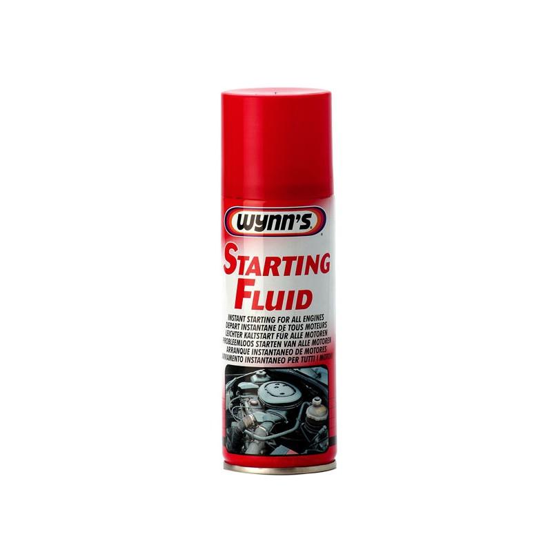 W58055, Spray pornire 200ML,
МГНОВЕННЫЙ ЗАПУСК ВСЕХ ТИПОВ ДВИГАТЕЛЕЙ
Wynn's Starting Fluid облегчает холодный запуск бензиновых и дизельных двигателей при низких температурах окружающего воздуха.
Облегчает запуск двигателя.Предотвращает разрядку аккумулятора.
ПРИМЕНИМОСТЬ
Для всех типов двух или четырех-тактных бензиновых и дизельных двигателей.
В т.ч. небольшие двигатели, такие как лодочные моторы, бензопилы, газонокосилки и т.п.
УКАЗАНИЯ
В течение нескольких секунд распылять Wynn's Starting Fluid во впускной канал воздушного фильтра и затем сразу же запустить двигатель.
Бензиновый двигатель: слегка газовать без перегазовки.
Дизельный двигатель: без ускорения, не использовать свечу накаливания.
Холостые обороты поднимутся в случае использования продукта сразу через несколько секунд после старта двигателя.
