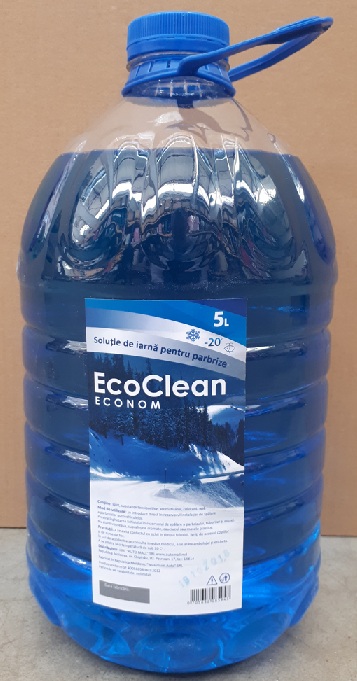 EcoClean -20 5L ECONOM, Lichid de iarna pentru parbriz -20C 5L ECONOM,
Зимняя жидкость в бачок омывателя  -20С .
-Высококачественная жидкость для омывателей, предназначенная  
 для мытья стекол и автомобильных фар. 
-Защищает стекла и щетки от абразивного изнашивания и облегчают движение щеток стеклоочистителя.  
 -Эффективно удаляет дорожный налет, соляные и масляные  
 загрязнения  
 - Не повреждает хром, лак и резиновые элементы. Содержат современные моющие ингредиенты, которые эффективно удаляют загрязнения. Не оставляют разводов.


Аромат: нейтрайльный
