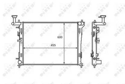 58462, Radiator, racire motor,
