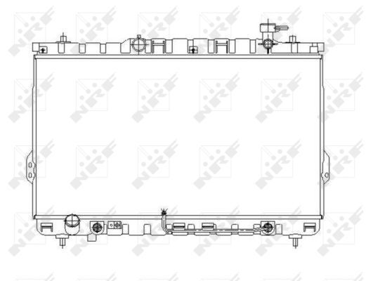 53646, Radiator, racire motor,
