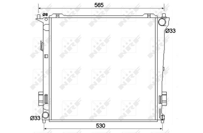 53109, Radiator, racire motor,
