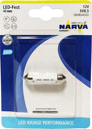 18080, bec LED Fest 10.5x43 12V 0.6W SV8,5 C5W (1 buc.),
