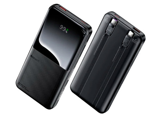 RPP-679, Acumulator 10000 mAh,
Внешний аккумулятор («Power bank») REMAX RPP-679 с 2 встроенными кабелями 10000mAh (в ассортименте)