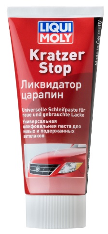 23028, Eliminator de zgarieturi Kratzer Stop 100ml,
Ликвидатор царапин Kratzer Stop 100мл
Предназначен для удаления царапин и шагрени с окрашенных поверхностей авто и мото техники. Позволяет быстро и качественно удалить с окрашенной поверхности незначительные повреждения ЛКП (риски, царапины и шагрень). Выравнивает повреждённые поверхности и придает изначальный блеск ЛКП.
Свойства
Носитель: паста на основе органического воска, подготавливает к обработке поверхность.
Активный элемент: микрочастицы на основе оксида алюминия, выравнивают поверхность, удаляют царапины и риски на поверхности ЛКП. Эффективно восстанавливает глянец.
- Легко удаляет окислившегося слоя лака
- Очень хорошо удаляет ржавый налёт
- Восстанавливает глянец
- Не содержит силикона
- Продукт не содержит ароматических углеводородов
- Применяется на обычных и металликовых поверхностях
Применение пасты Kratzer Stop, позволяет быстро и эффективно удалить с поверхности ЛКП, царапины и шагрень, а также эффективно при подготовке поверхностей перед покраской.
Тщательно очистить и вымыть обрабатываемые поверхности. Встряхнуть тюбик с пастой, выдавить небольшое количество средства на ткань и с легким нажимом нанести на обрабатываемую поверхность. При использовании полировальной машинки: установить количество оборотов не более 1500-2000 об/мин. Остатки средства удалить мягким и чистым платком, желательно мелковолокнистым. Внимание: После применения средства, рекомендуется обработать поверхность защитной полиролью для новых поверхностей (арт. 7644).