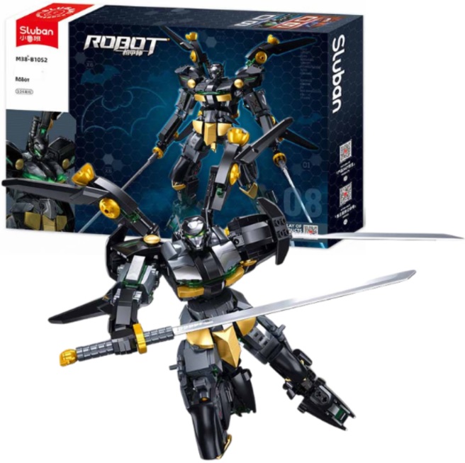 B1052, Set de constructie „Robot  Armura lui Batman, 534 elem.,
Конструктор “Робот — Броня Бэтмана” 534 элемента
Конструктор Sluban Atomic Storm “Робот — Броня Бэтмана”, позволит собственными руками собрать модель воинственного робота. Детали изготовленных из высококачественной пластмассы, все элементы конструктора надёжно соединяются между собой и разбираются без особого труда. Набор совместим с моделями конструкторов мировых производителей, в том числе с Лего. 
Количество деталей: 534
Ребенок не только насладится процессом сборки, но и сможет поиграть с готовой моделькой.
Высота собранной модели: 27,8 см
Позвольте своему ребенку окунутся в мир фантастики и приключений по мотивам сюжетов о Бэтмене с конструктором “Робот — Броня Бэтмана” от Sluban.
Размер товара    22,3 х 10,6 х 27,8 см
Размер коробки   42,5 x 6,7 x 28,5 см