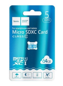 TF-64, Cartela de memorie 64 GB,
Карта памяти 64 GB
Карта Hoco TF microSD 64GB Class 10 совместима с любым современным мобильным устройством, поэтому она будет полезна для долгосрочного хранения информации на смартфонах, планшетах и фотоаппаратах. Карта будет поддерживать HD видео без ущерба для их сохранности или качества. Модель устойчива к экстремальным температурам, а так же к радиографическим лучам от систем контроля, установленных в аэропортах.