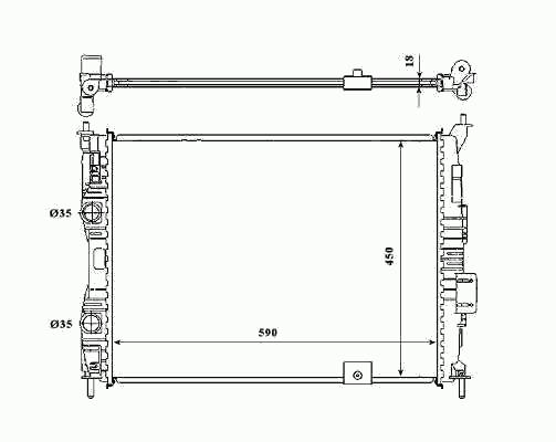 53846, Radiator, racire motor