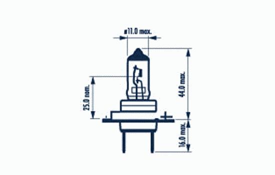 48728, Bec H7 Halogen 24V 70W PX26d