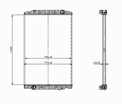 509698, Radiator, racire motor