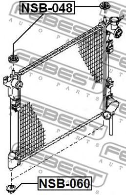 NSB-048, Suport radiator