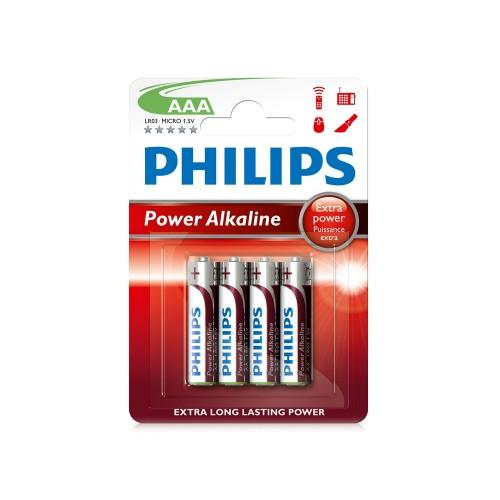 LR03 Power Alkaline B4, Baterie philips power alkaline aaa b4 (4 buc.),
