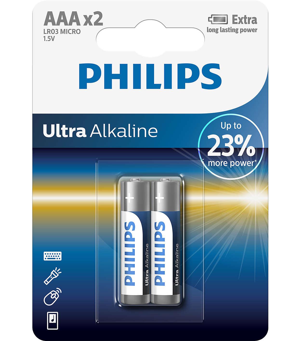LR03 Ultra Alkaline B2, Baterie philips ultra alkaline aaa b2 (set 2 buc.),
