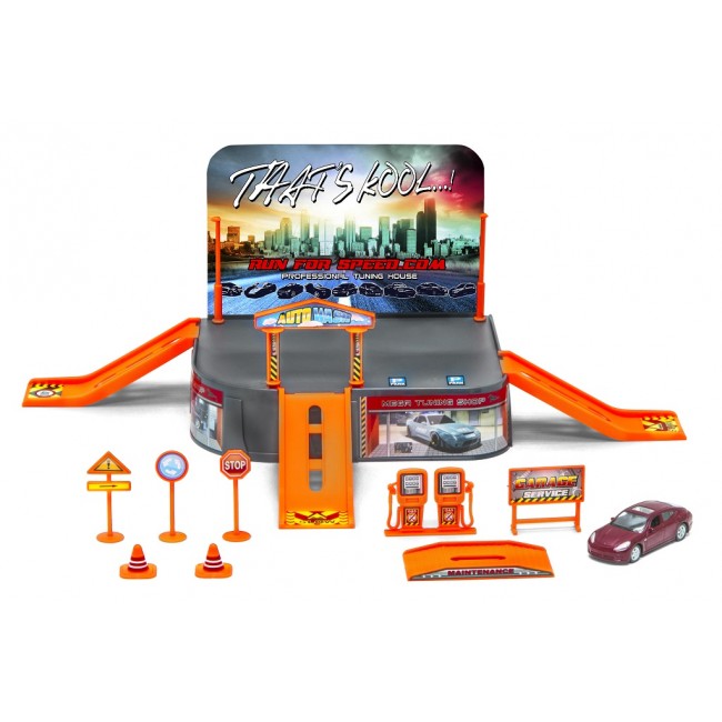 96020, City GARAGE 2 PlaySet 1:60,
 упаковке (шт): 24
Размеры: 21.35 cm x 25.18 cm x 5.41 cm 
Возрастная Группа: 3+