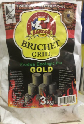 68984, Carbune de lemn brichetat GOLD 3kg