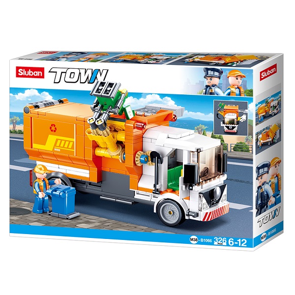 B1066, Constructor Town Garbage Truck,
Конструктор Town Garbage Truck (326 элементов)
Размер коробки	38 x 7 x 28 см
Возрастная Группа	6-12 лет